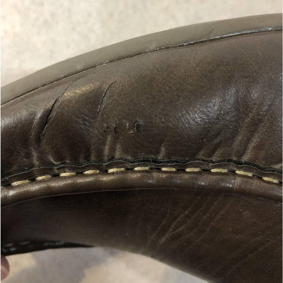 Steve Madden Randal Shoes Casual Loafer Slip On VGUC Brown Leather Men's Sz 10.5 - Picture 8 of 8